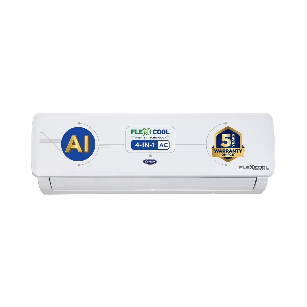 Carrier 1.5 Ton 3 Star AI Flexicool Inverter Split AC