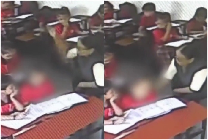 School Surat School Girl Xxx - On Camera: Surat Teacher Slaps Kindergarten Student 35 Times, Suspended