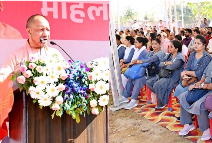 Yogi Adityanath Flags Off 51 Buses Helmed By Women Drivers, Conductors In Ayodhya