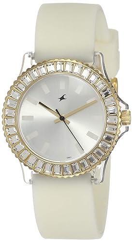 Fastrack Silver Dial Analog Watch For Women