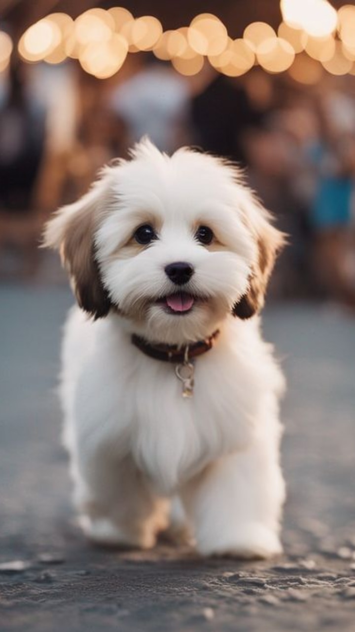 Lover Valentine Havanese Puppy Dog Sleeping Stock Photo 556671403 |  Shutterstock