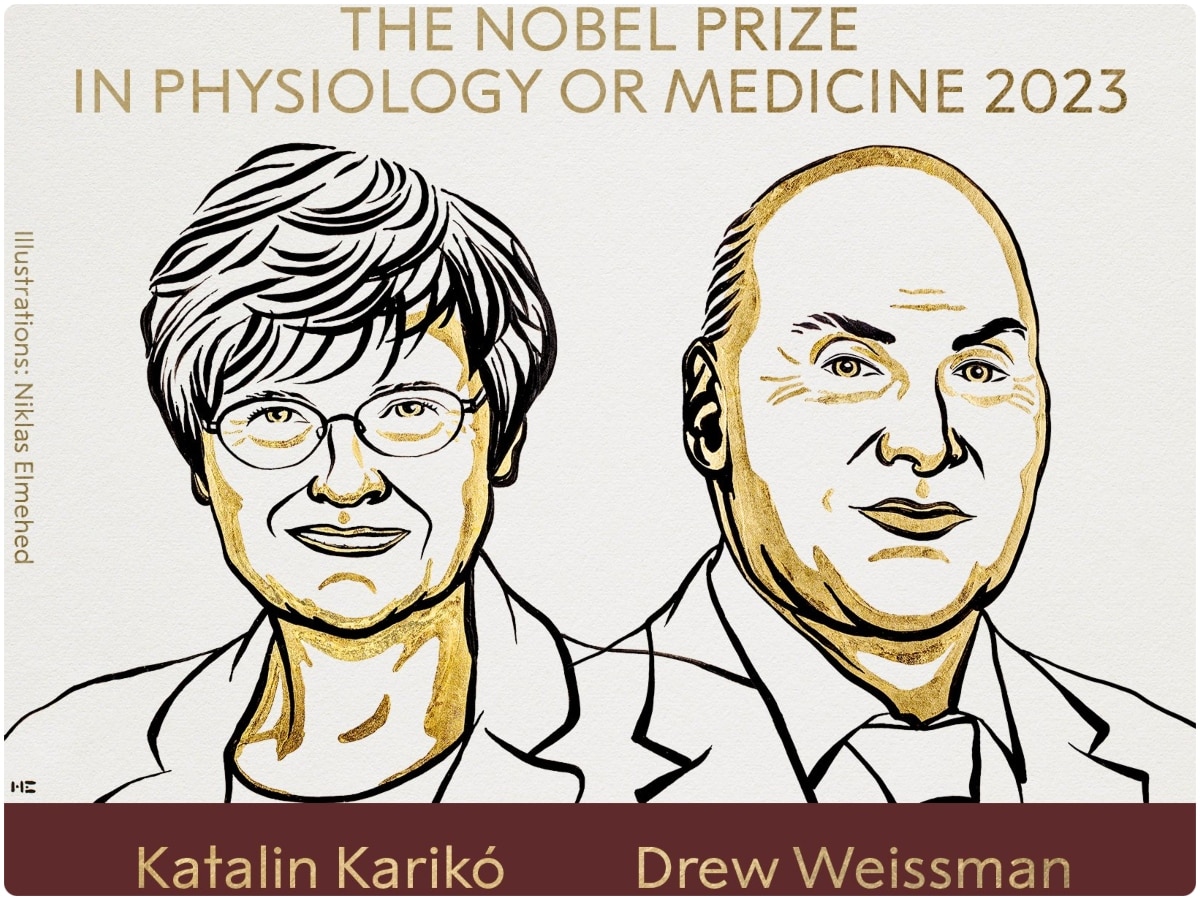 Nobel Prize 2023: Covid Vaccine से जुड़ी खोज करने वाले इन 2 वैज्ञानिकों ...