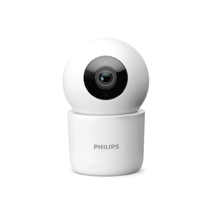 PHILIPS HSP3500 Indoor 360° 3 MP 2K Resolution WiFi Security Camera 