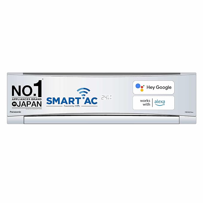 Panasonic 1.5 Ton 5 Star Wi-Fi Inverter Smart Split AC