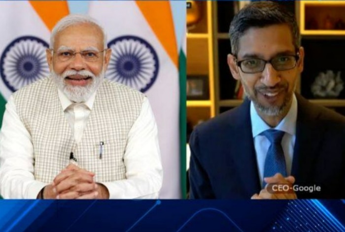 PM Modi Interacts With Google CEO Sundar Pichai, Invites To AI Summit