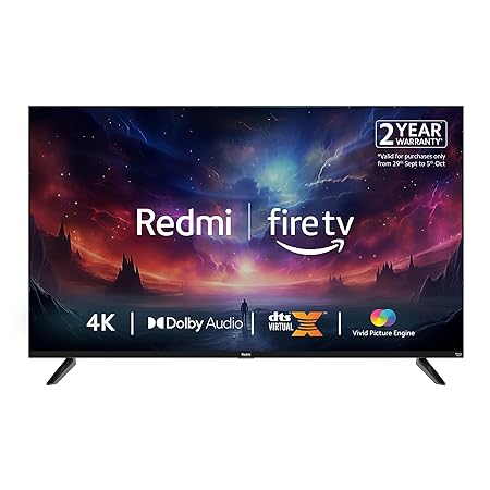 Redmi 108 cm (43 inches) F Series 4K Ultra HD Smart LED Fire TV