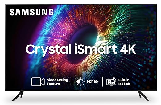 Samsung 108 cm (43 inches) Crystal iSmart 4K Ultra HD Smart LED TV