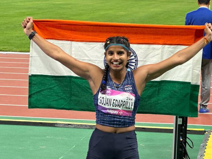 Ancy Sojan ने महिला लंबी कूद में जीता सिल्वर, Asian Games 2023 में भारत ...