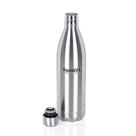 Sumeet Stainless Steel Double Walled Vacuum Flask/Water Bottle