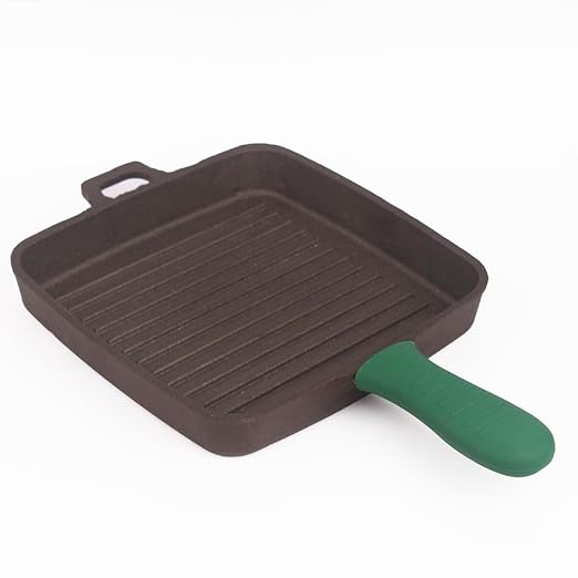 The Indus Valley Pre-Seasoned Cast Iron Grill Pan