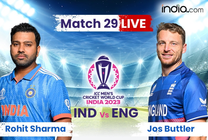india england world cup match 2023 scorecard