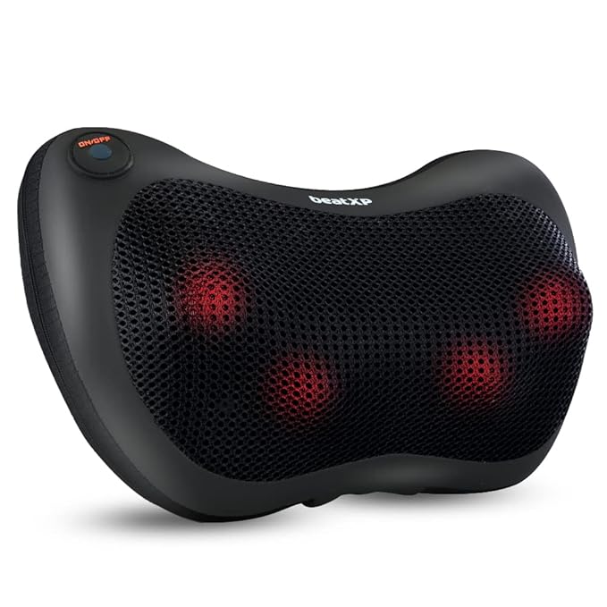 beatXP Deep Heal Pillow Shiatsu Infrared Heat Therapy Massager