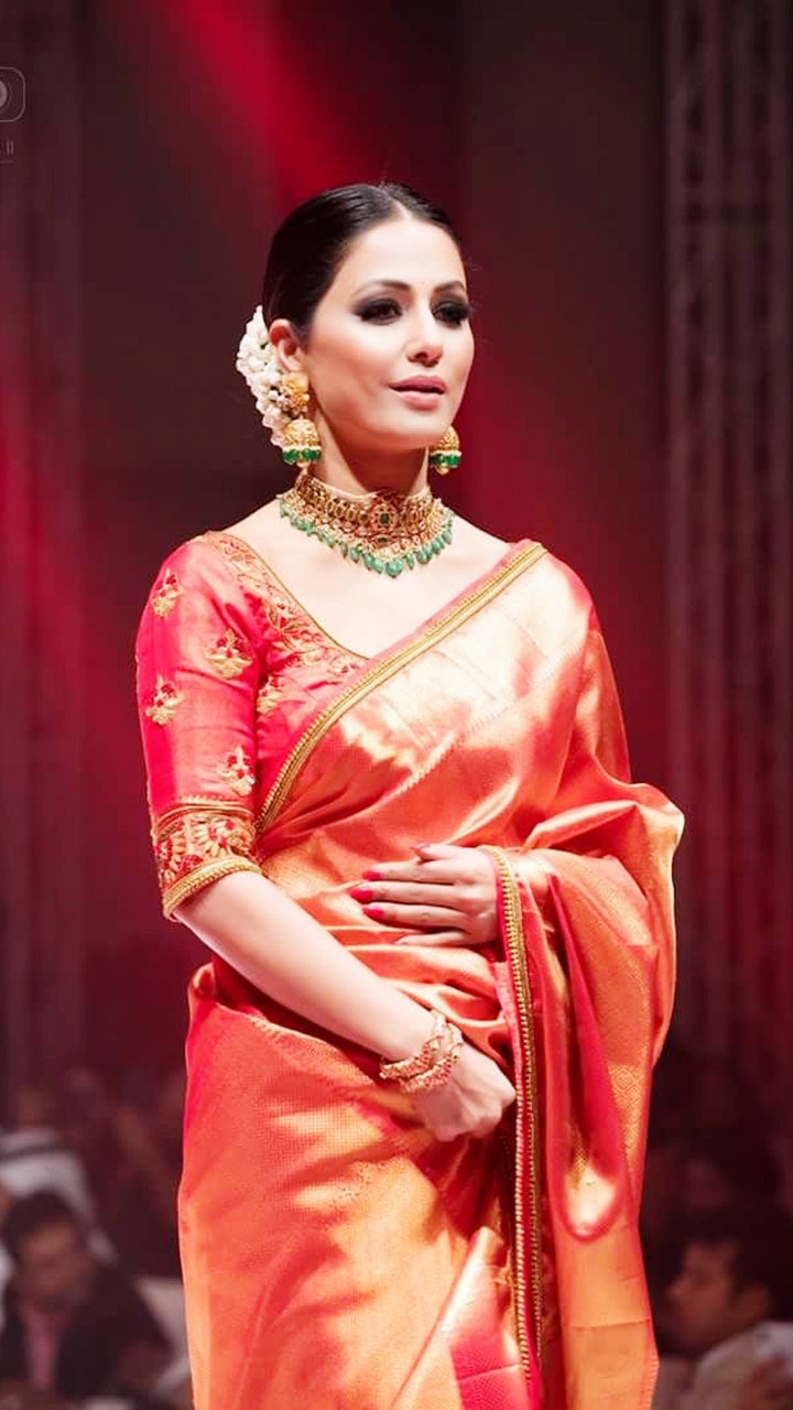 Designer Contrast Saree Blouse Combination | New collection sarees