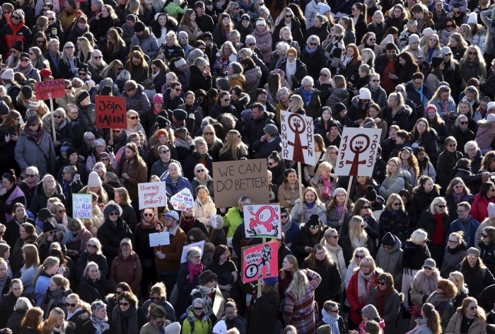 Iceland Women Strike History Repeats As 48 Years Ago Same Protest