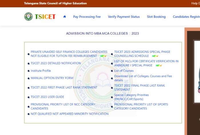 TS ICET 2023 Special Phase Counselling Schedule: Check Slot Booking, Certificate Verification Dates