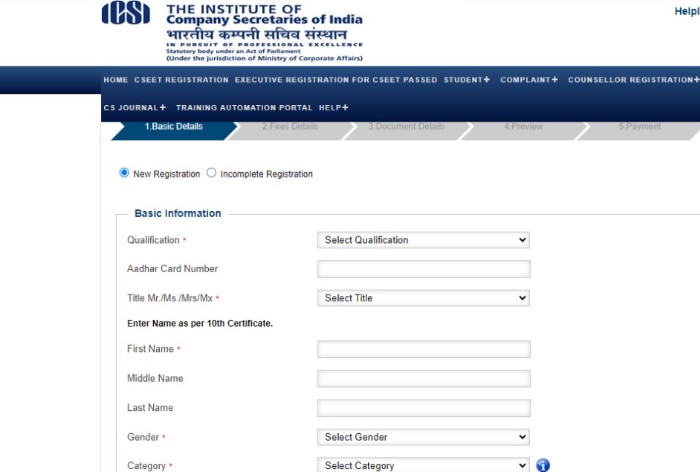 ICSI CSEET January 2024 To Be Held On Jan 6, Application Process Begins at icsi.edu