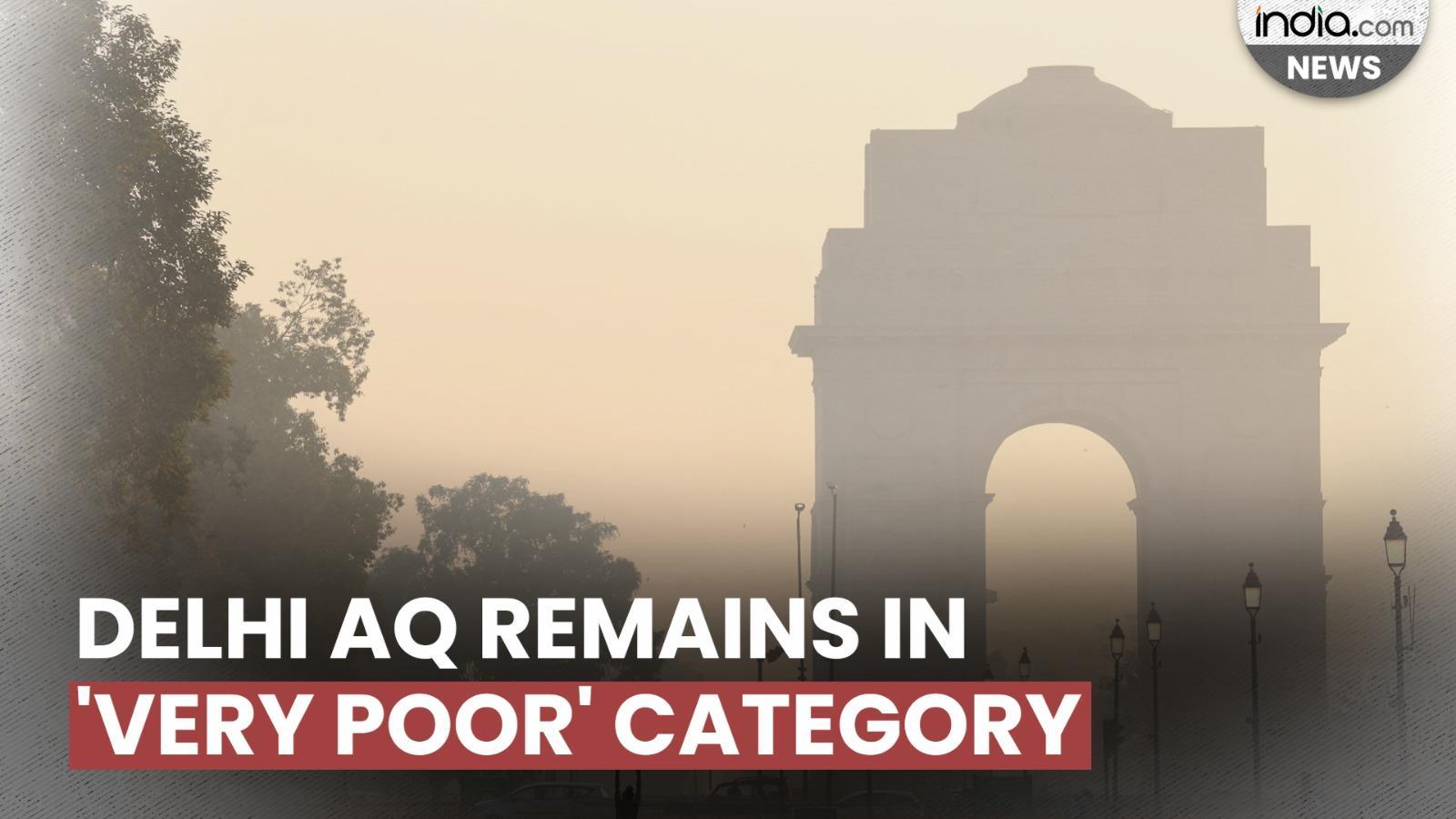 Delhi’s Air Quality Continues To Remain In ‘very Poor’ Category With ...