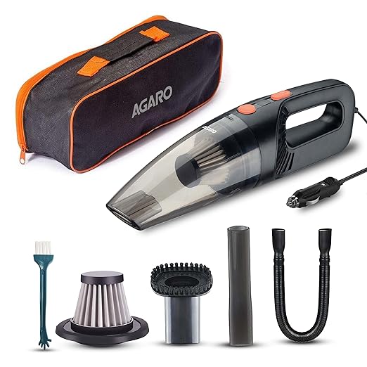 Agaro CV1079 Car Vacuum Cleaner, Portable, Handheld