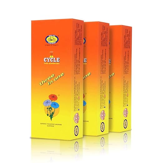 Cycle Pure Agarbatti Three in One Incense Sticks