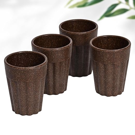 Eha Set of 4 Earth-Friendly Cutting Chai Cups