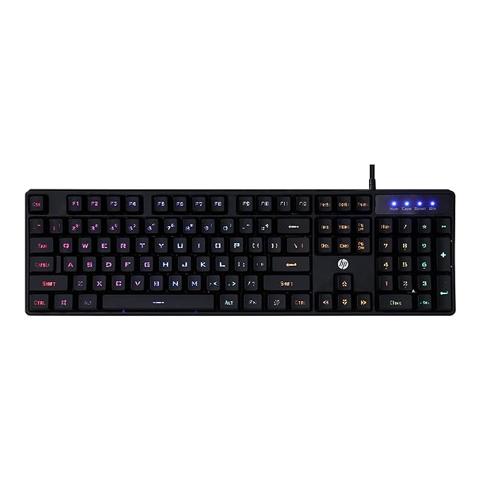 HP K300 Backlit Membrane Wired Gaming Keyboard