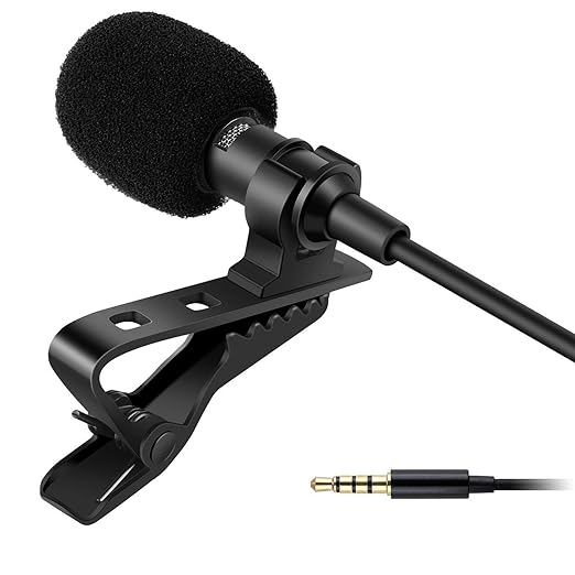 HUMBLE Dynamic Lapel Collar Mic Voice Recording Filter Microphone
