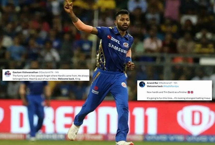 Fans Welcome Hardik Pandya To Mumbai Indians - Check VIRAL POSTS