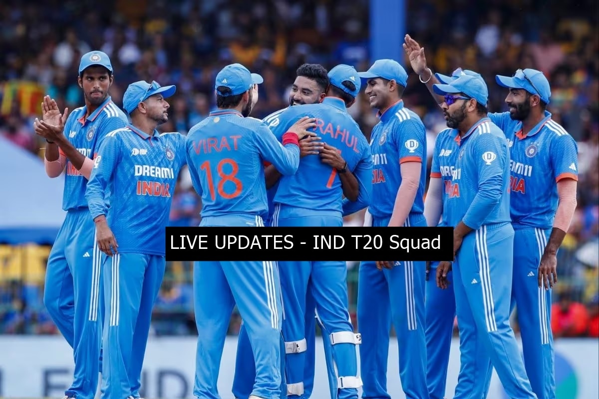 LIVE UPDATES IND vs AUS T20 Series Check Full Squads, Schedule