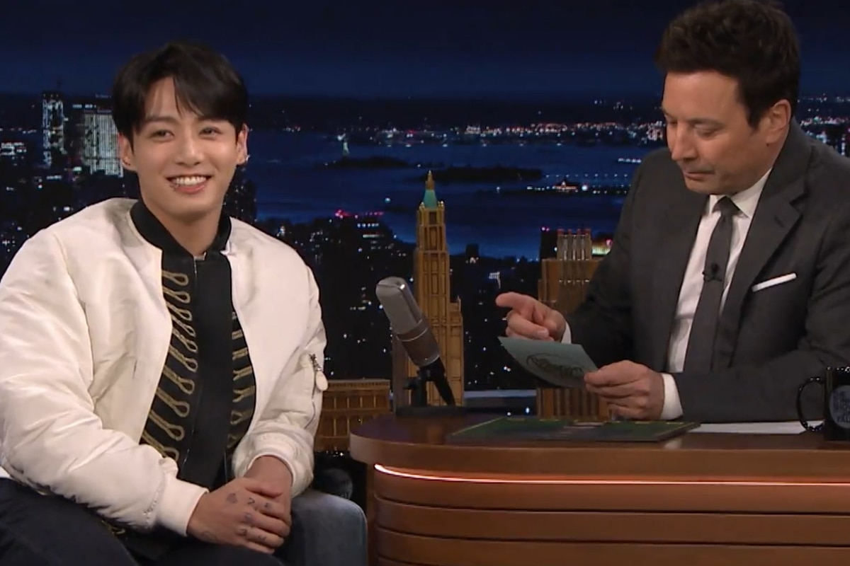 BTS’ Jungkook On Jimmy Fallon’s Show, Shares Pizza, Breaks Dance Floor ...