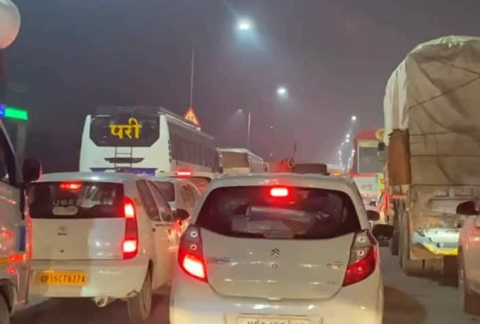 Massive Traffic Jams Witnessed Across Delhi Gurugram Due To Rain