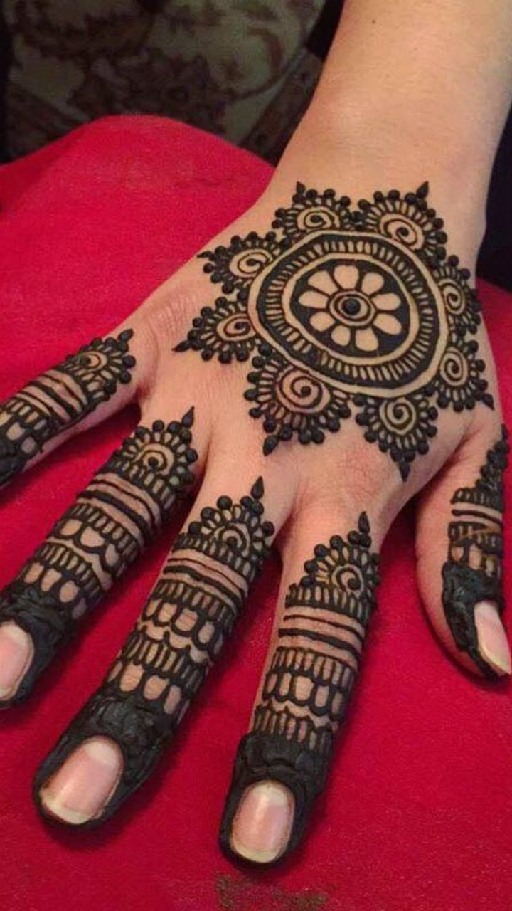 Geometric Harmony Mehndi Design Archives - Mehndi Design 24