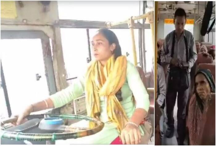 Meet Ved Kumari, Police Aspirant-Turned-UP Roadways Bus Driver While Supportive Husband Serves As Conductor | Watch