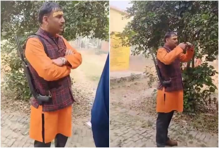 'For Safety': Principal Carries Gun To Aligarh School, Video Viral | Watch