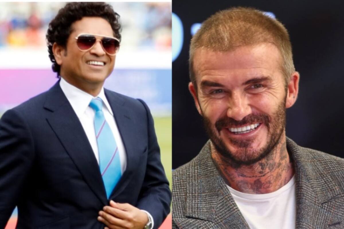 ODI World Cup 2023 IND vs NZ Semi Final: David Beckham and Sachin Tendulkar  attend India vs New Zealand semifinal