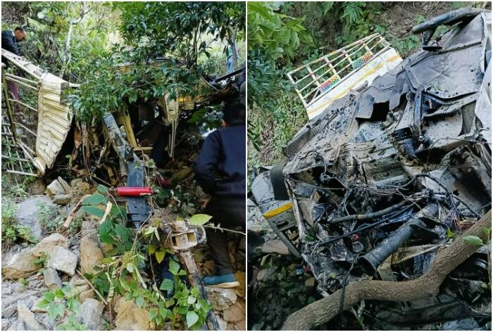 Two Minors Among 9 Dead As Pick-Up Vehicle Plunges Into Deep Gorge In Nainital