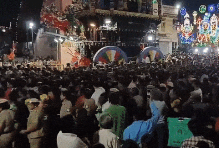 Watch Sea of Devotees Participate In Pancha Ratham Procession During ...
