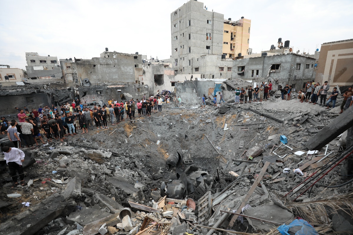 Thousands Of Bodies Lie Buried In Rubble In Gaza. Families Dig To Retrieve Them, Often By Hand