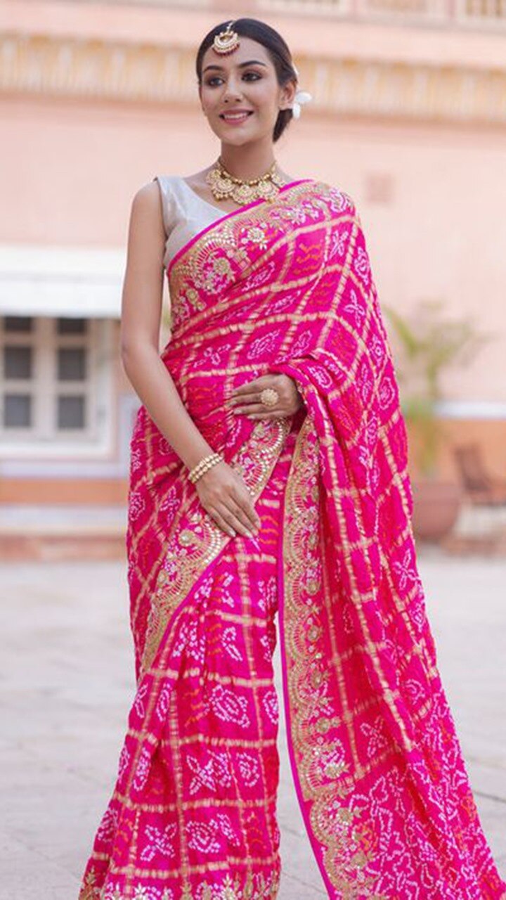 How to Wear a Saree to Look Slim - Rajasthani Style Sari Draping - Seedha  Pallu Traditional Way : 4 Steps - Instructables