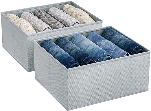 SHIBUI Wardrobe Clothes Organizer Foldable Jeans Drawer Organizer