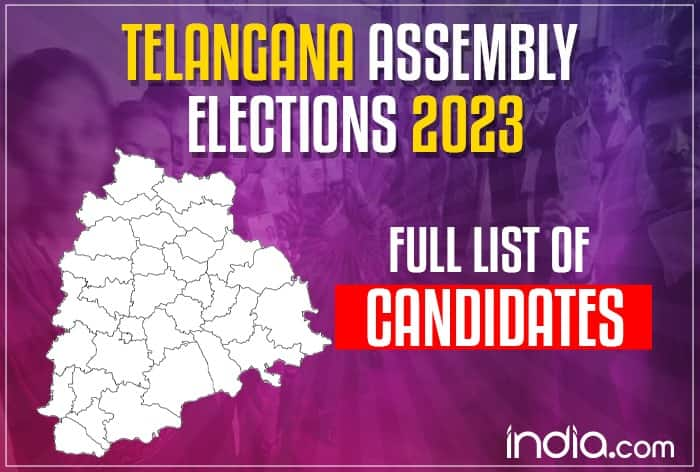 Telangana Assembly Election 2023: Full List Of Party-Wise Candidates ...