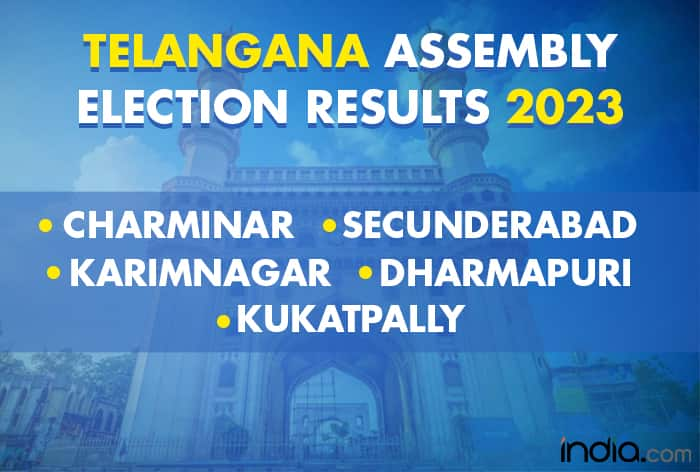 Telangana Assembly Election Results LIVE: BJP Leading in Charminar, Karimnagar; Congress Ahead in Dharmapuri