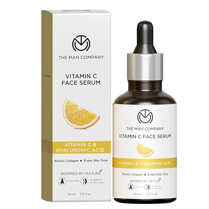 The Man Company 40% Vitamin C Face Serum With Hyaluronic Acid