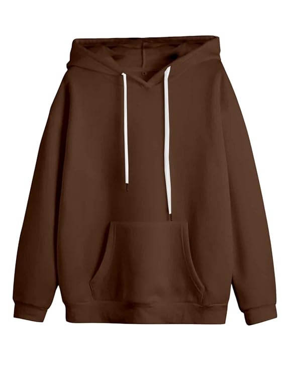 Veirdo® Cotton Fleece Regular Fit Hooded Sweatshirt