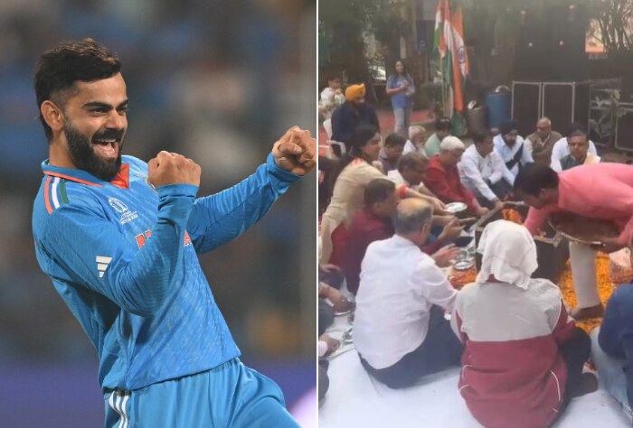 ODI World Cup 2023, IND vs AUS Final: Fans Do Havan Outside Virat Kohli ...