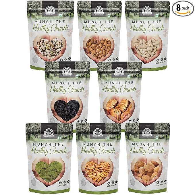 WONDERLAND FOODS Healthy Nuts Dry Fruits Combo Pack