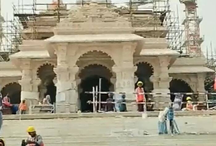 WATCH: Latest Visuals Of Under-Construction Work Of Ram Temple In Ayodhya