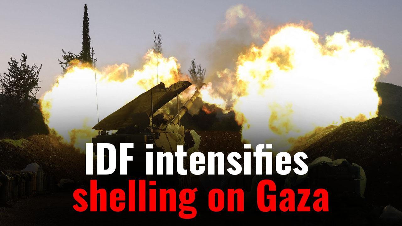 IDF Intensifies Shelling On Gaza, Israeli Defence Minister Says War ...