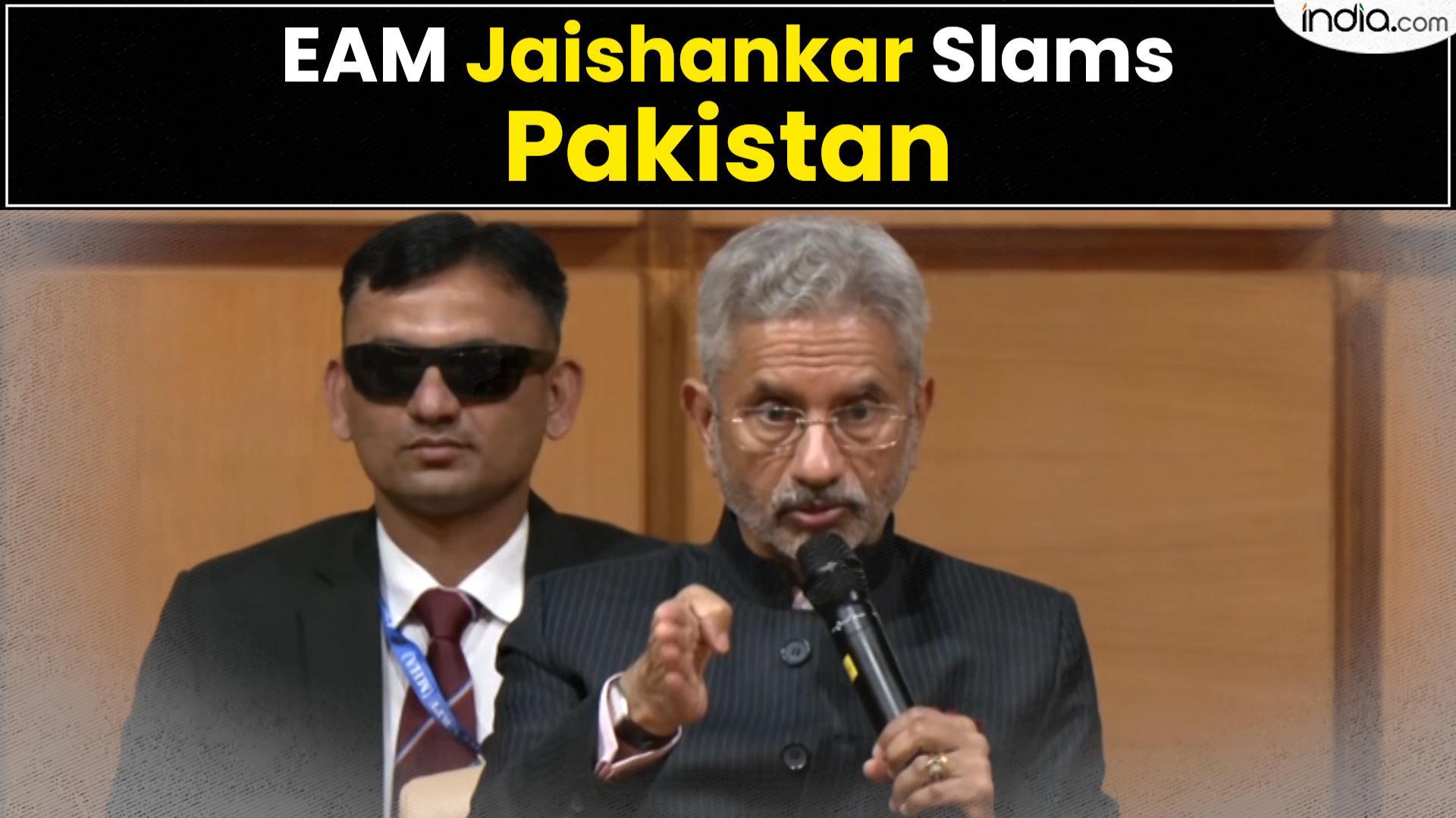 EAM Jaishankar slams Pakistan, talks tough on cross-border terrorism | India.com