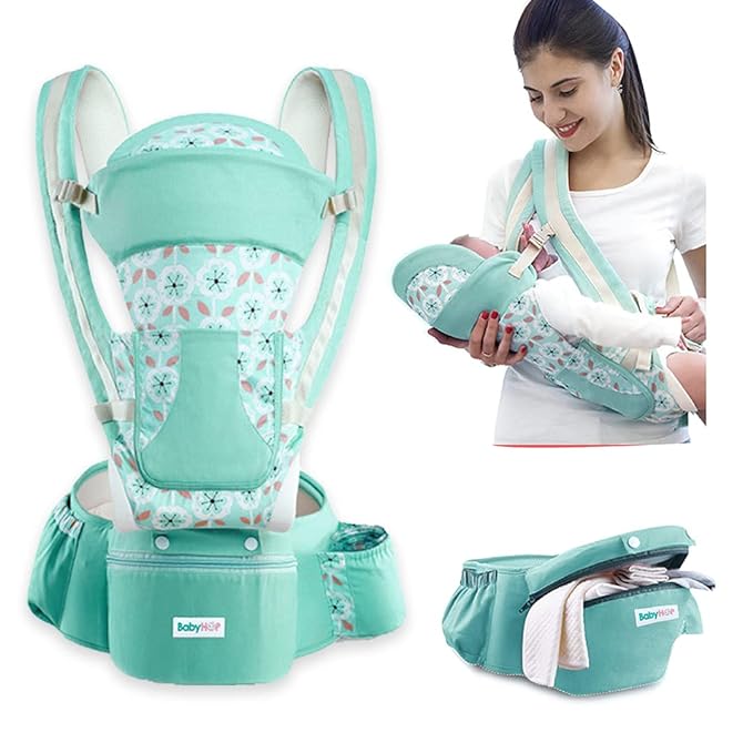 BABYHOP Baby Carrier with Standalone Hip Seat for Toddler