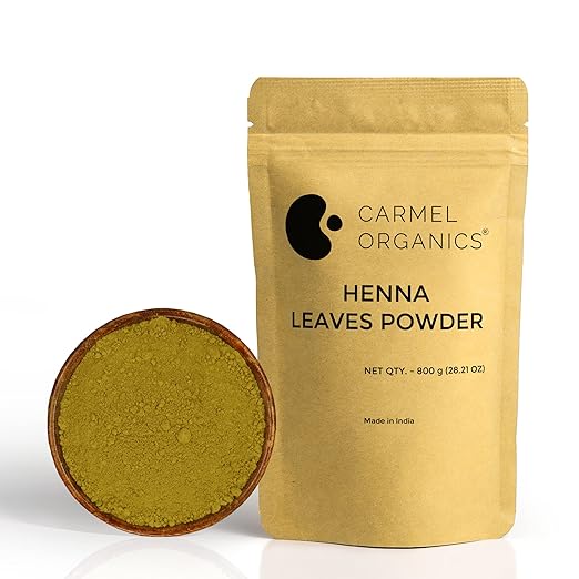 CARMEL ORGANICS Henna leaves powder (800 grams) for hair coloring
